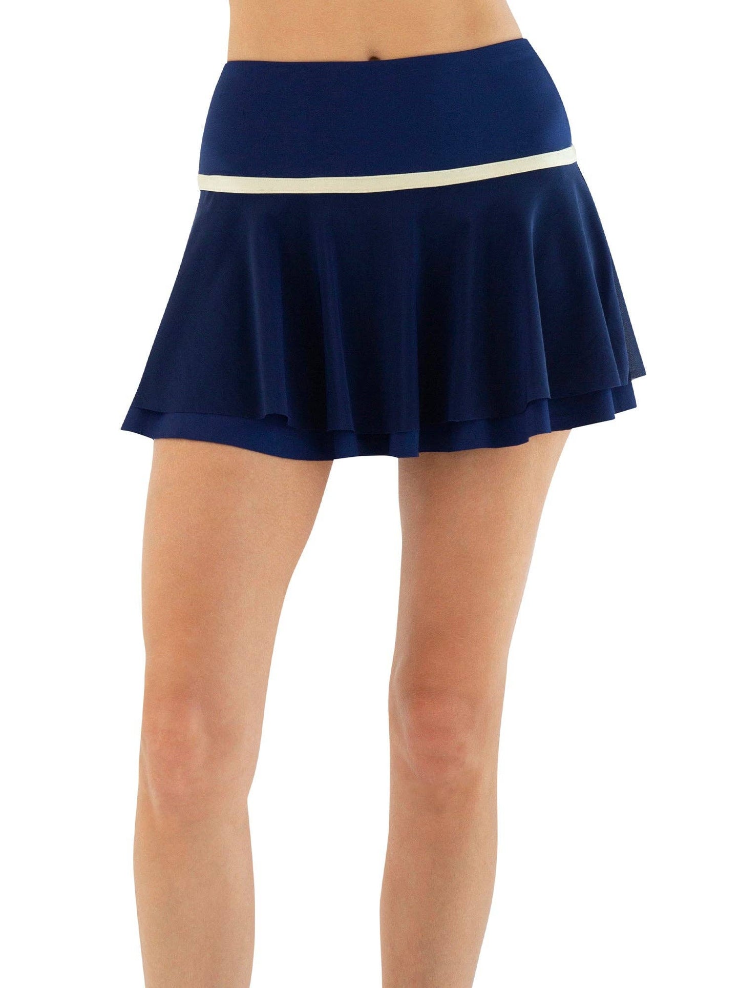 Flouncy Skirt Ink/Silver Sand