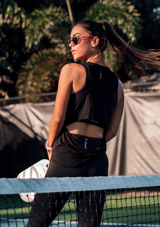 Cut-Out Tank made with Recycled Fabric