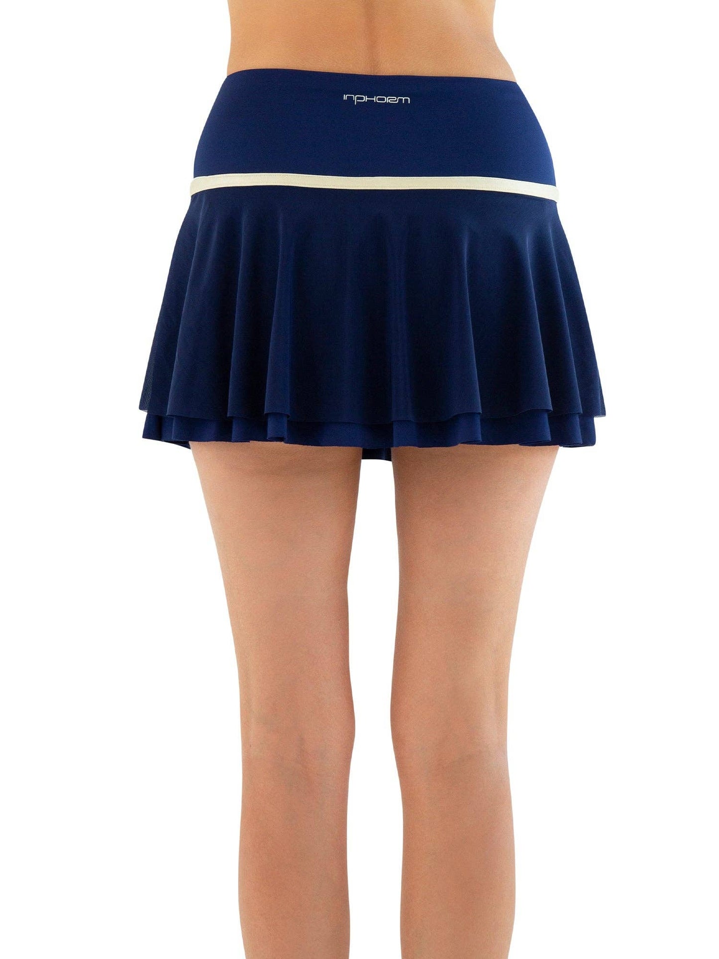 Flouncy Skirt Ink/Silver Sand