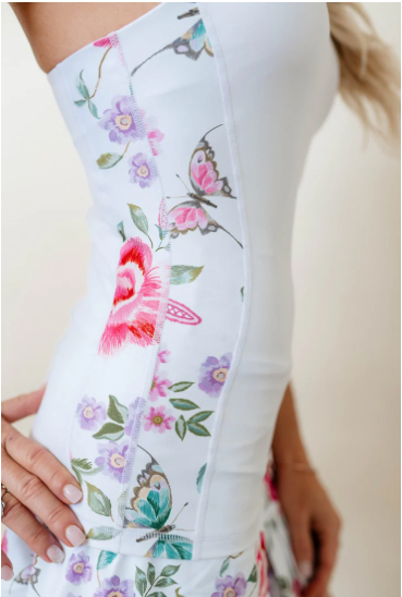 Butterfly Fitted Tank Top
