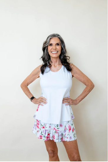 Butterfly Classic Loose White Tank (Copy)